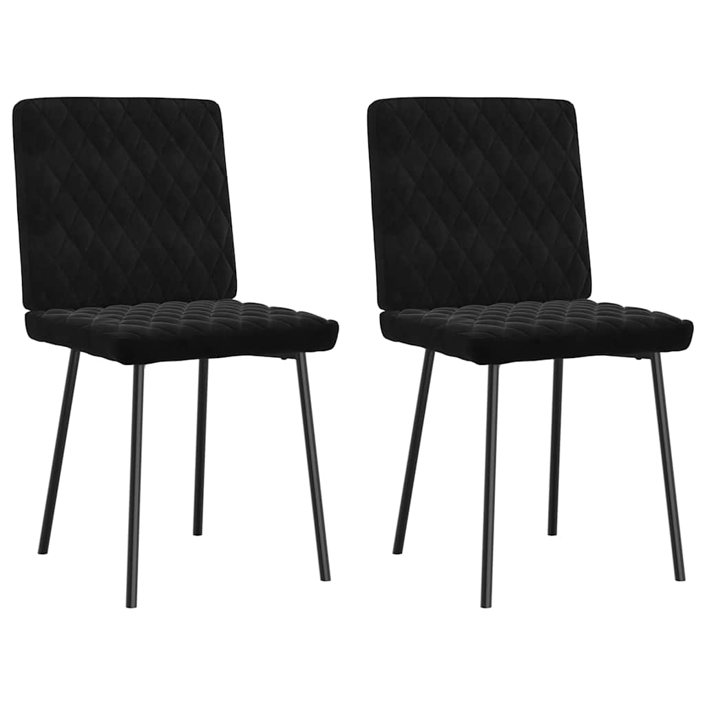 Dining Chairs 2 Pcs Velvet