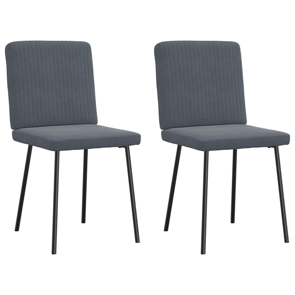 Dining Chairs 2 Pcs Velvet