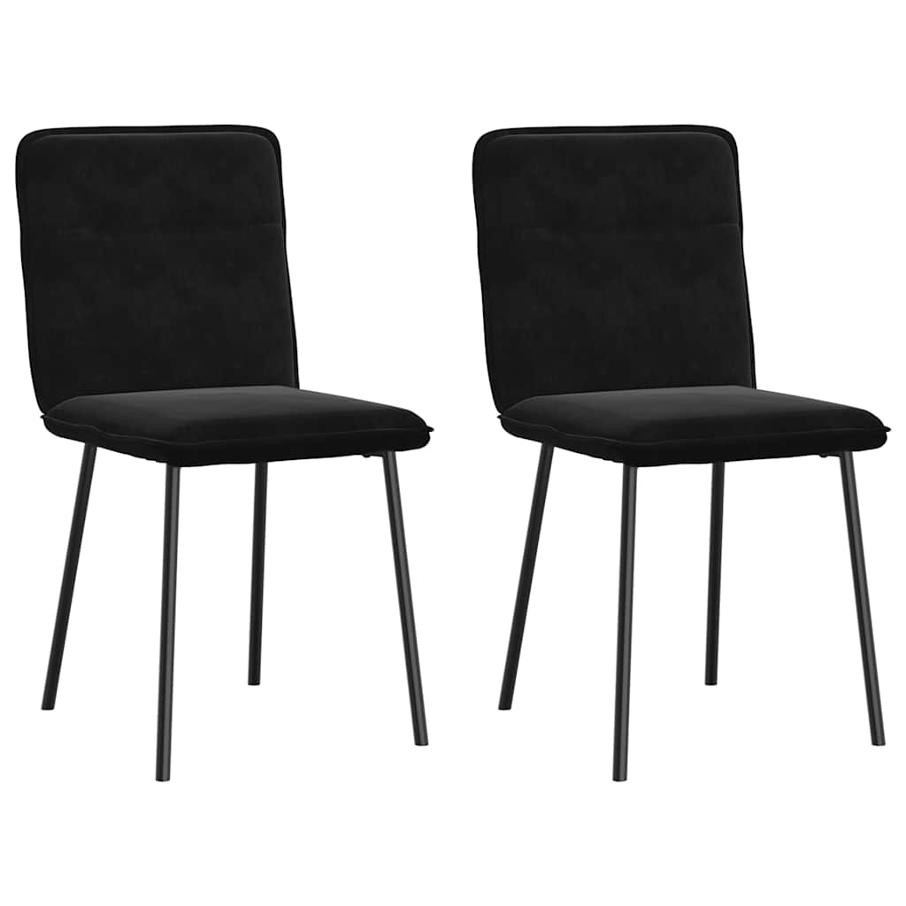 Dining Chairs 2 Pcs Velvet