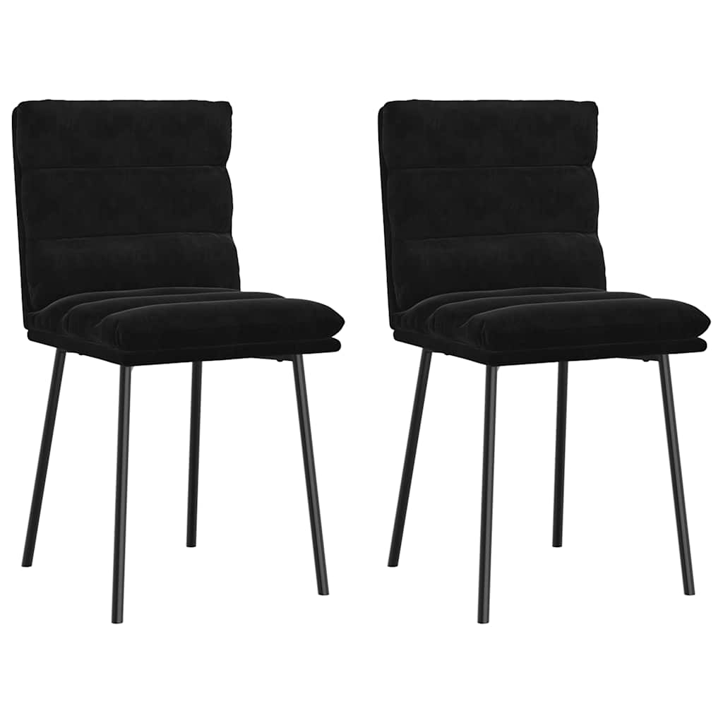 Dining Chairs 2 Pcs Velvet