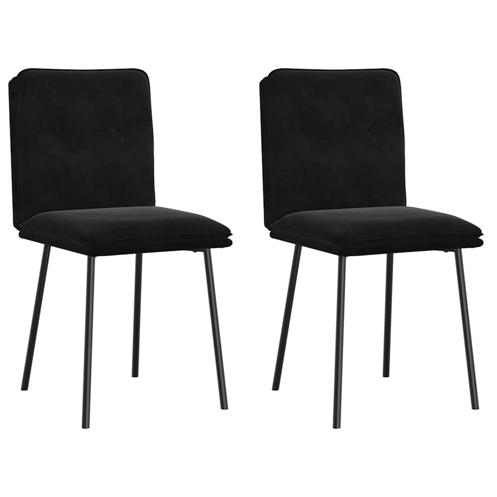 Dining Chairs 2 Pcs Velvet