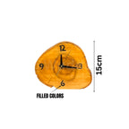 Live-Edge Wood Desk Clock