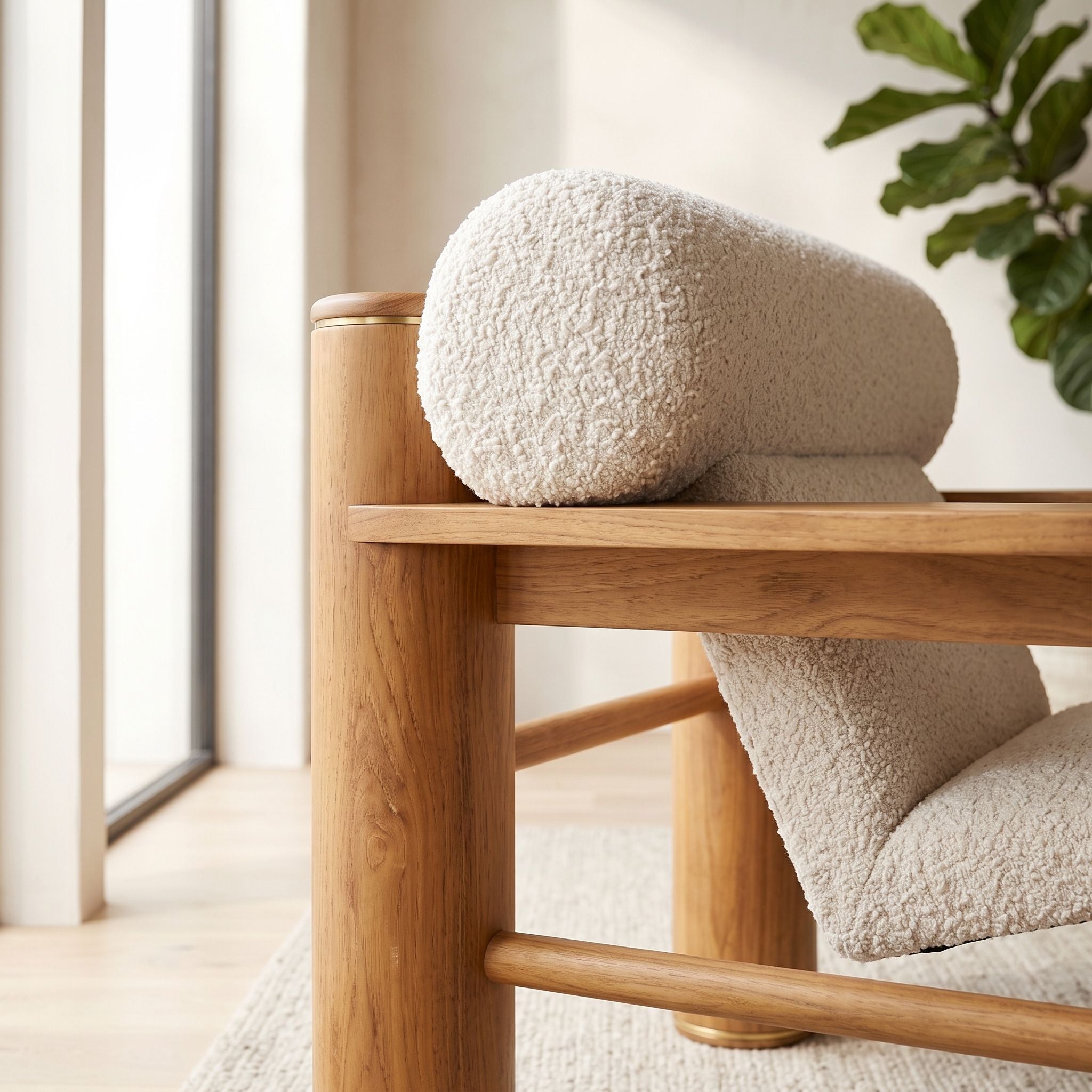 Teak Wood Lounge Chair
