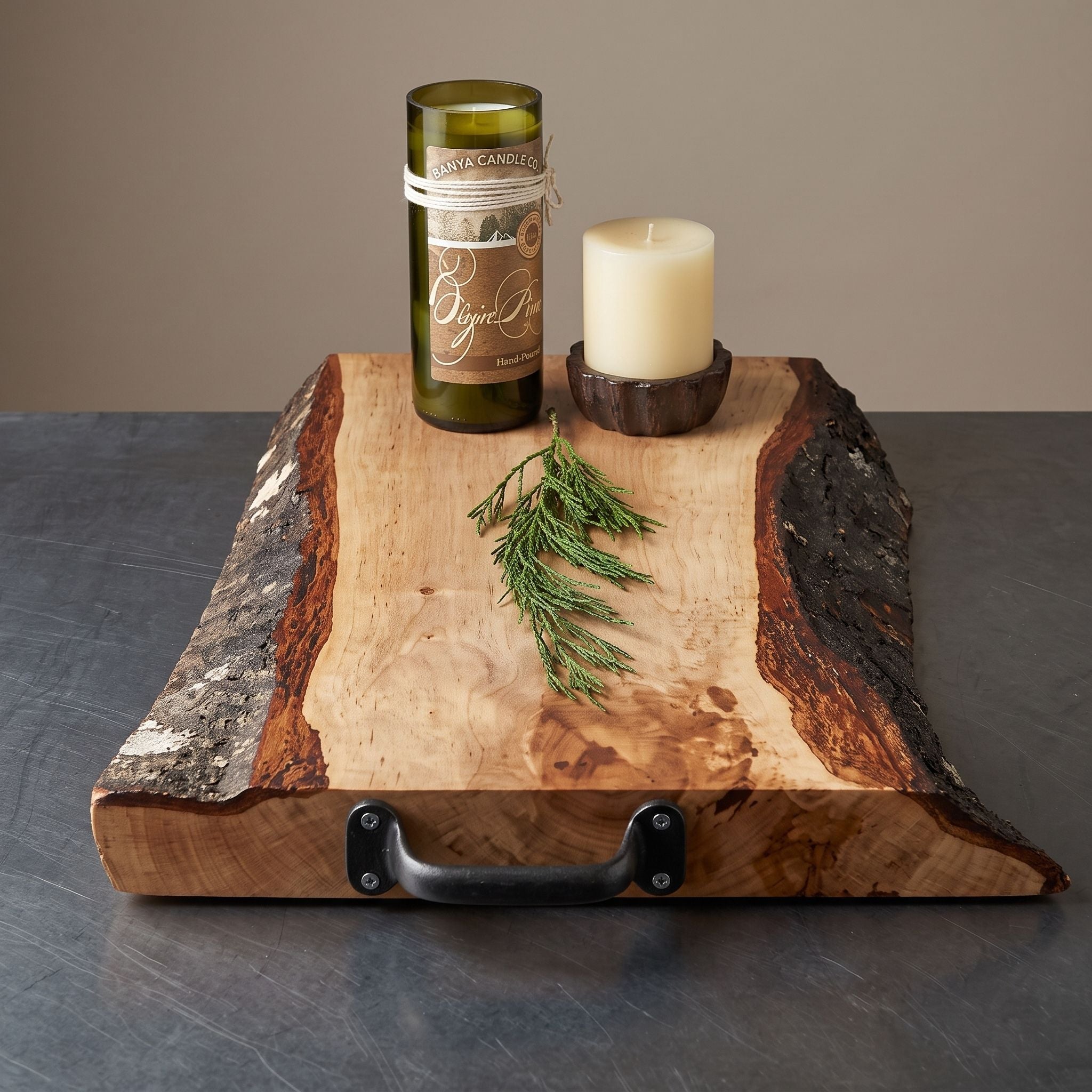 Natural Wood Serving Tray