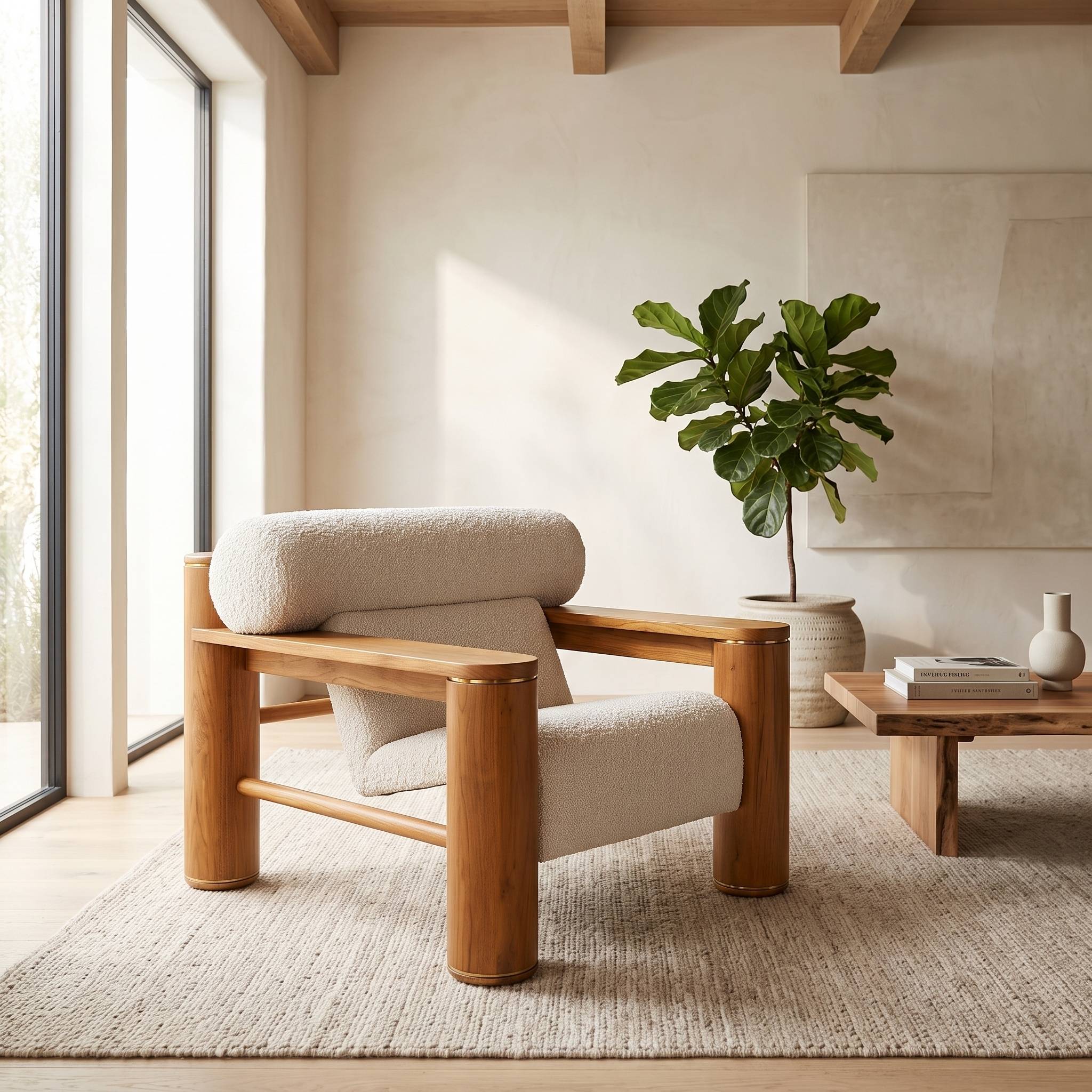 Wooden Lounge Chair
