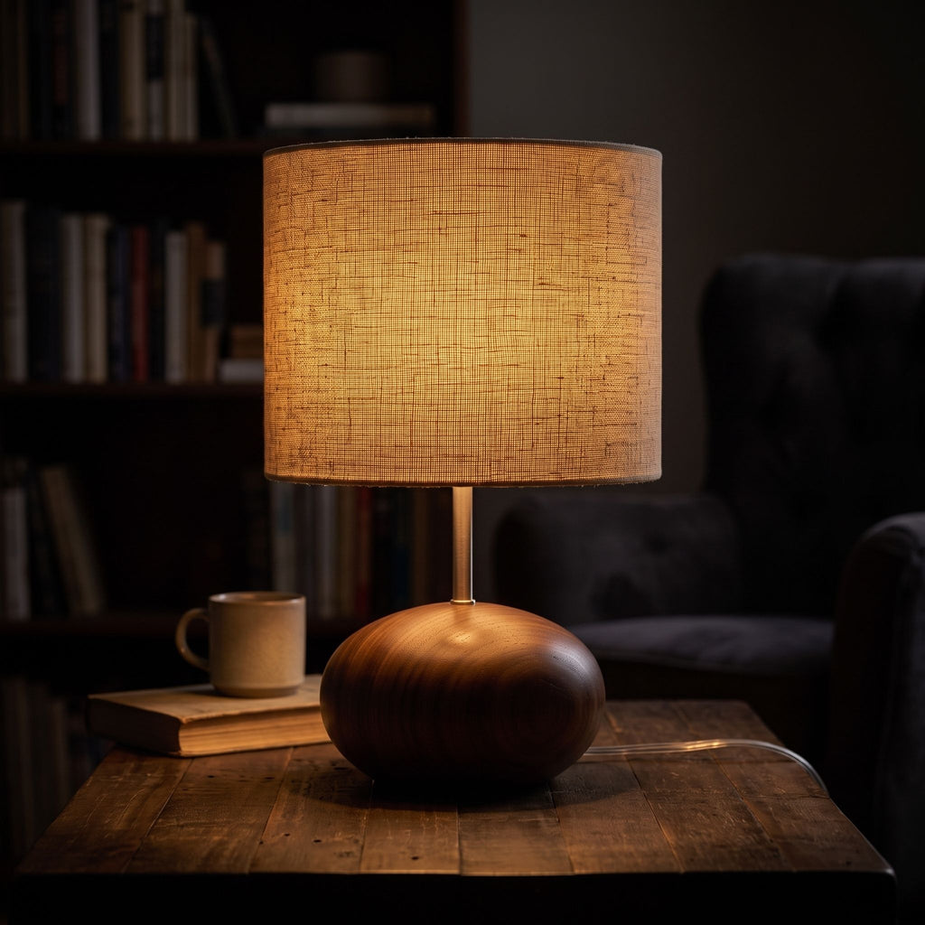 Minimalist Wooden Table Lamp