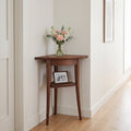 Walnut Corner Table with Drawer