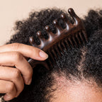 Wooden Comb and Scalp Massager