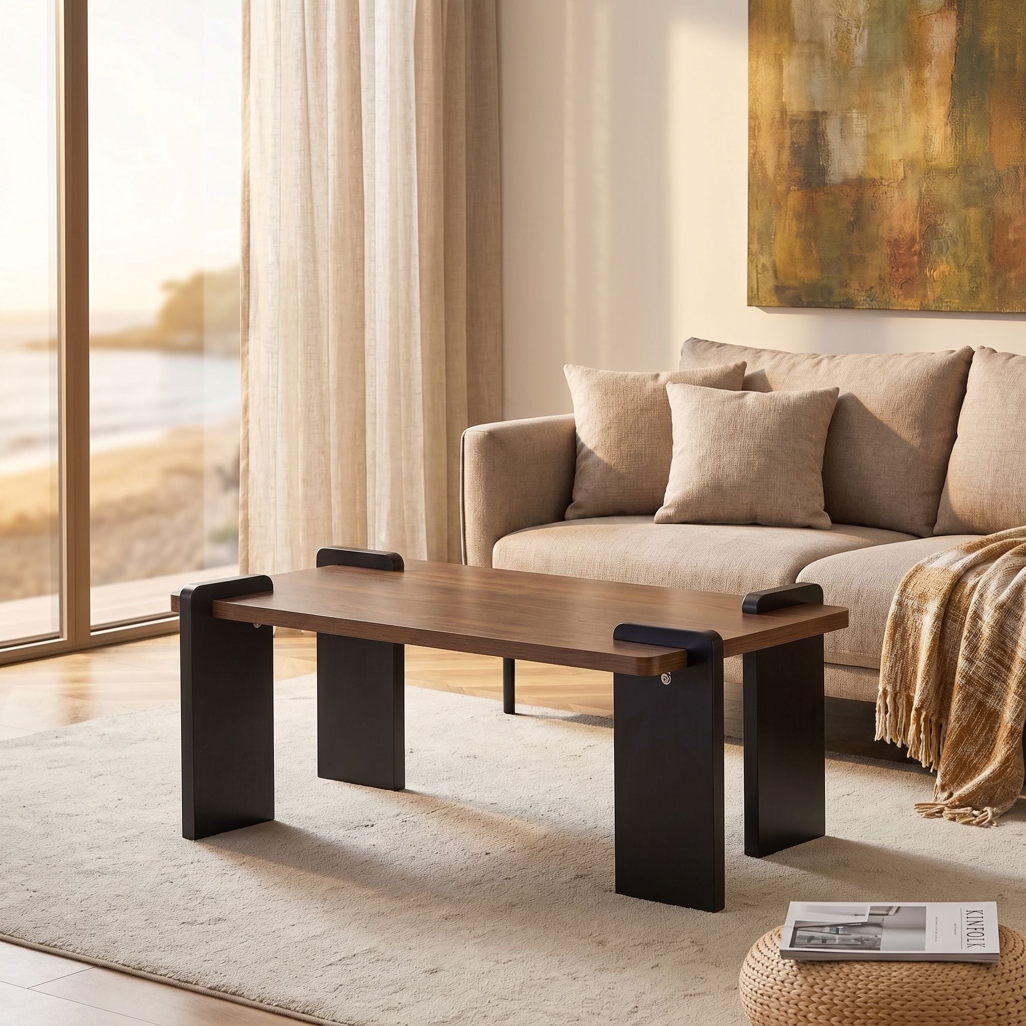 Premium Rectangular Side Table & Coffee Table