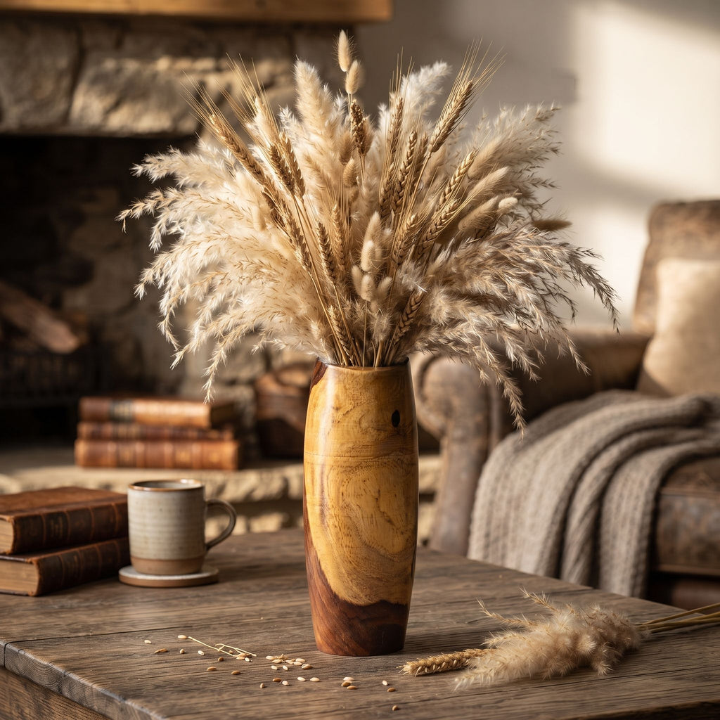 Wooden Vase