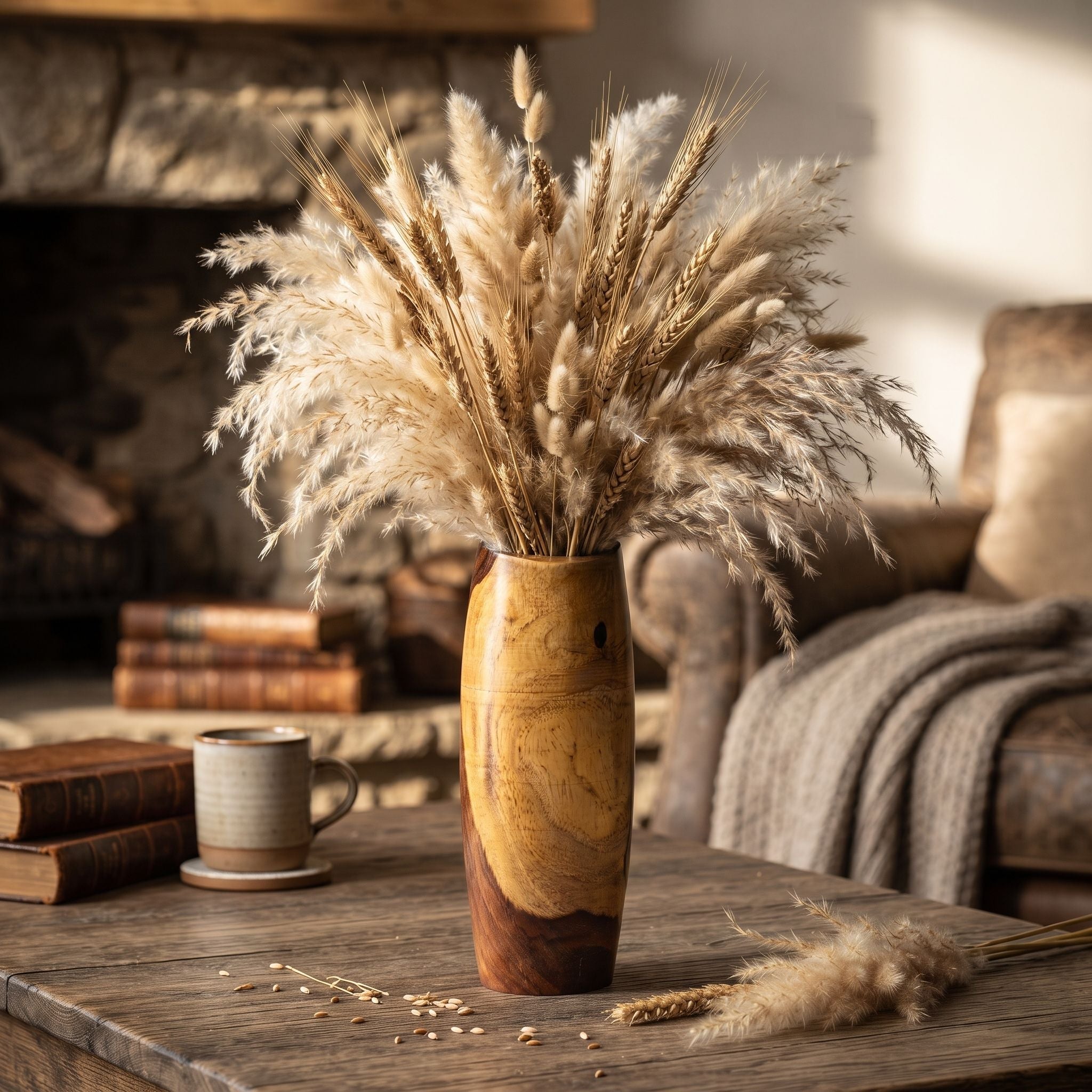 Wooden Vase