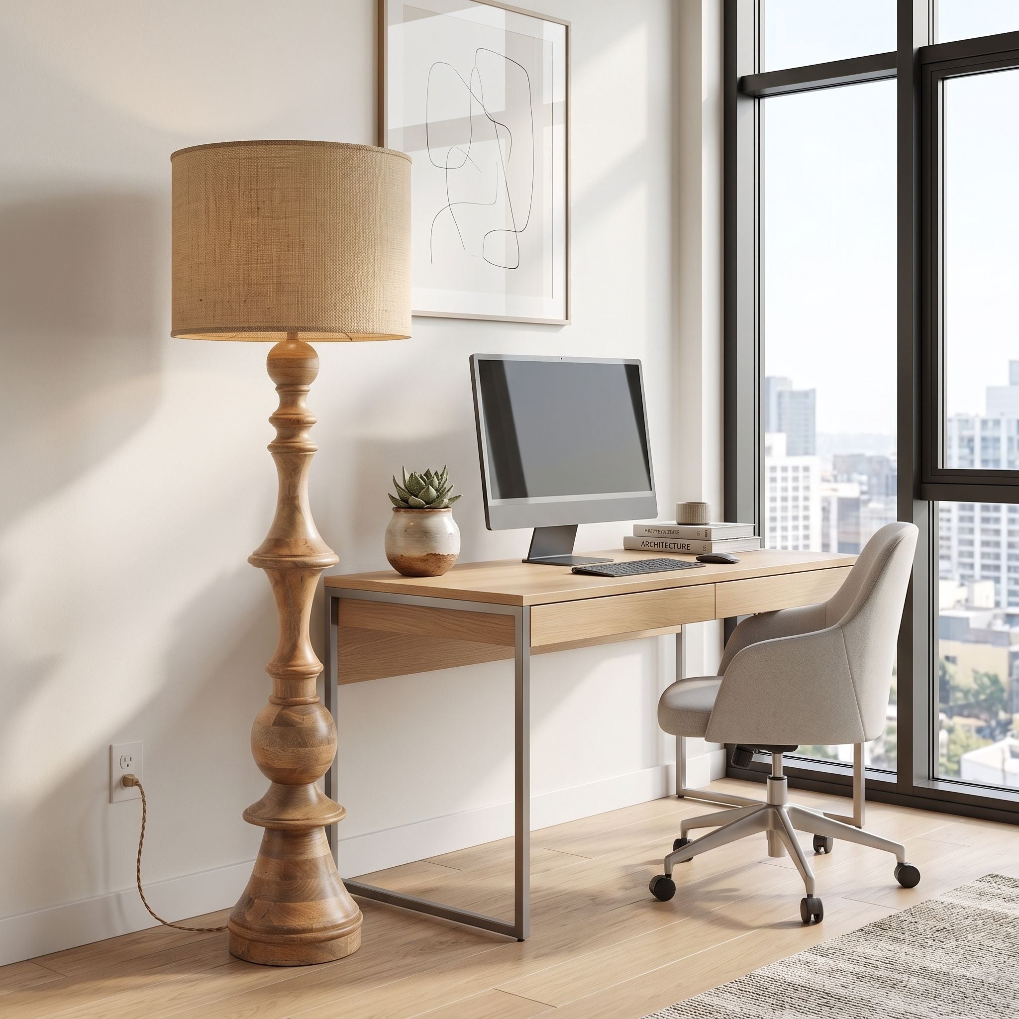 Vintage Style Floor Lamp