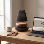 Modern Wood Pebble Table Lamp