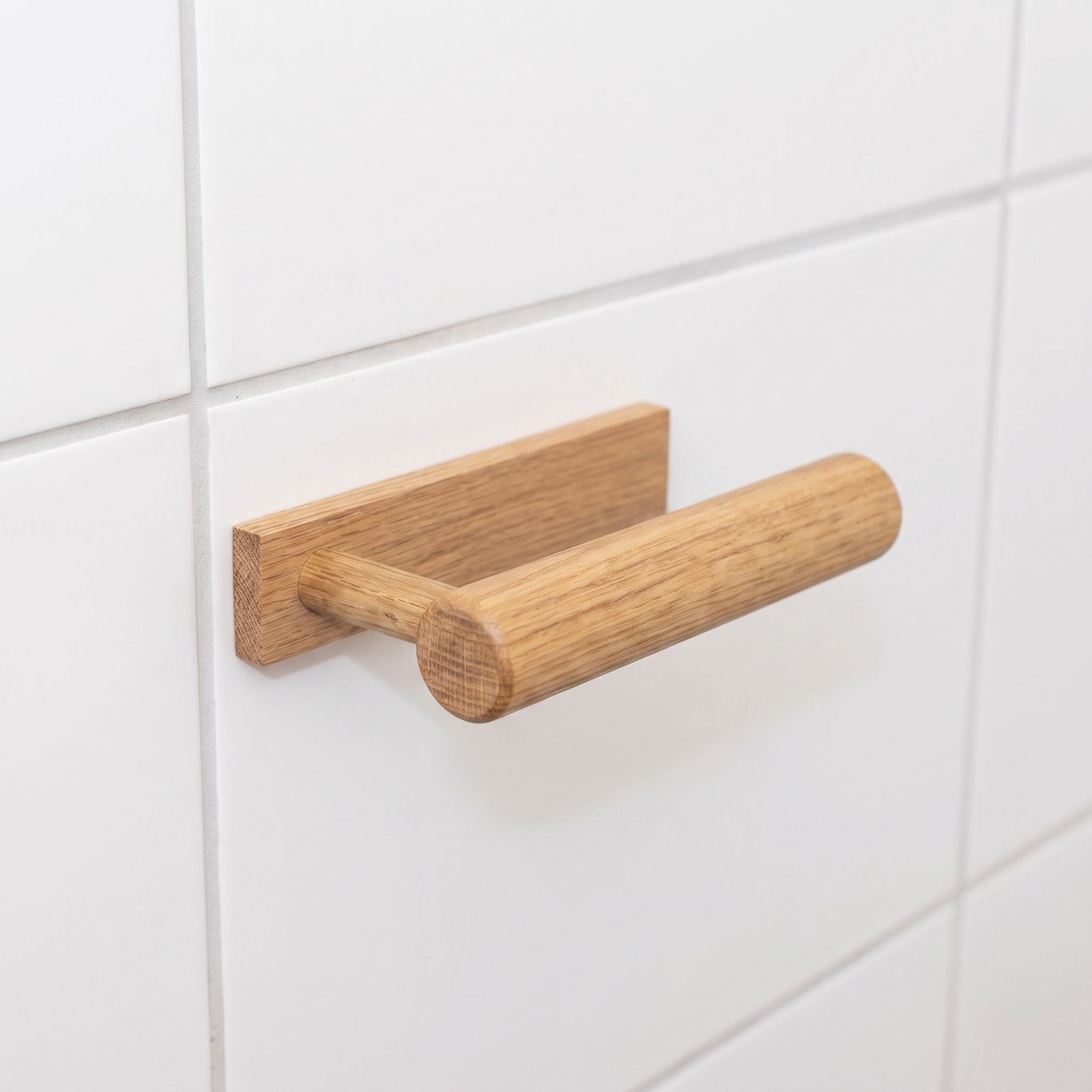 Handcrafted Wood Toilet Paper Holder