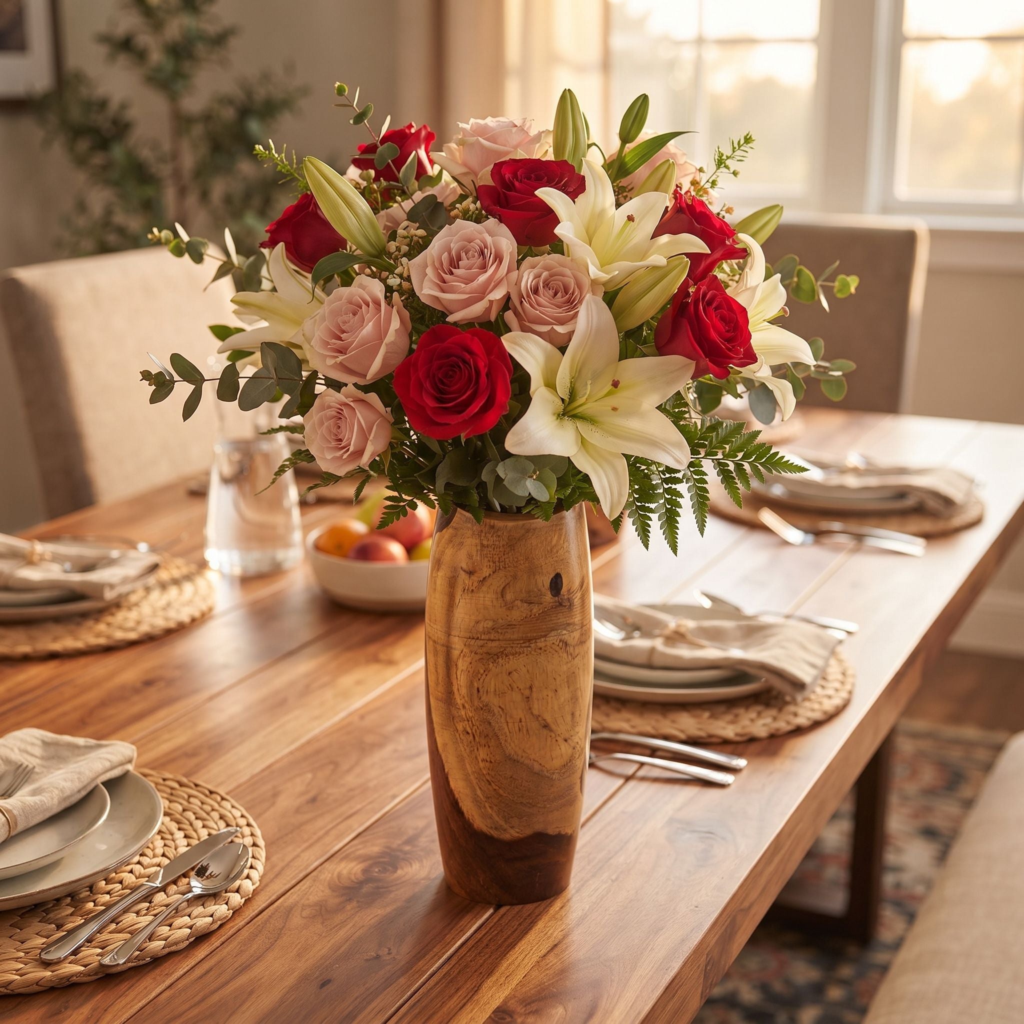 Wooden Vase