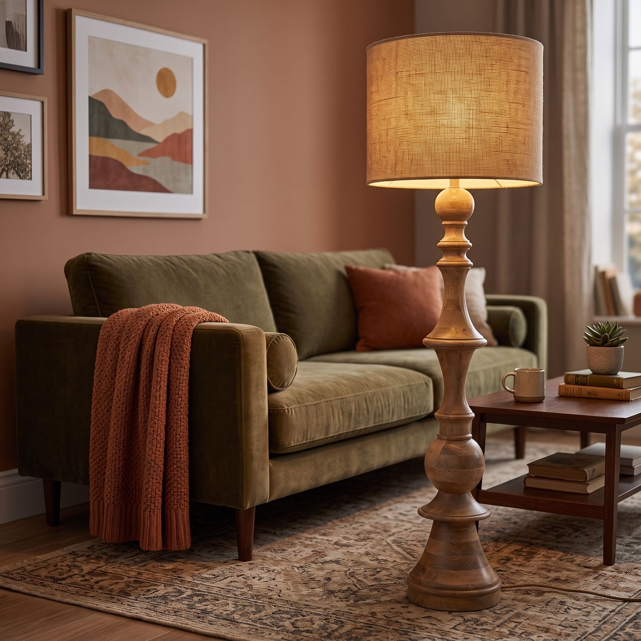 Vintage Style Floor Lamp