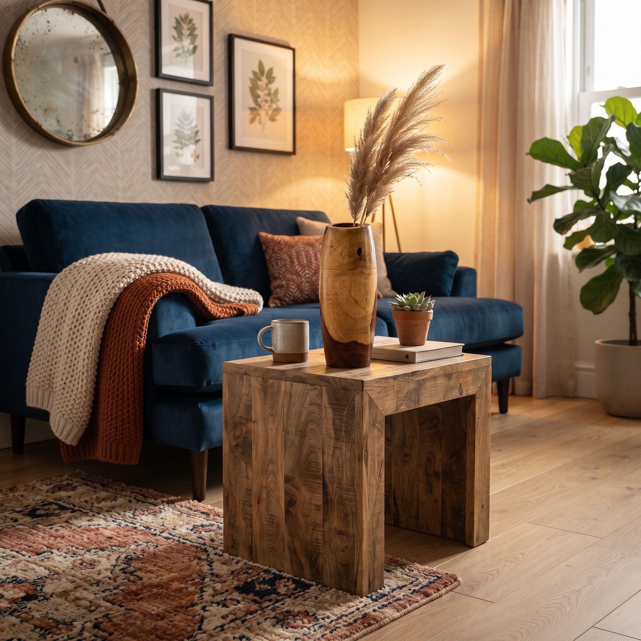 Wooden Vase