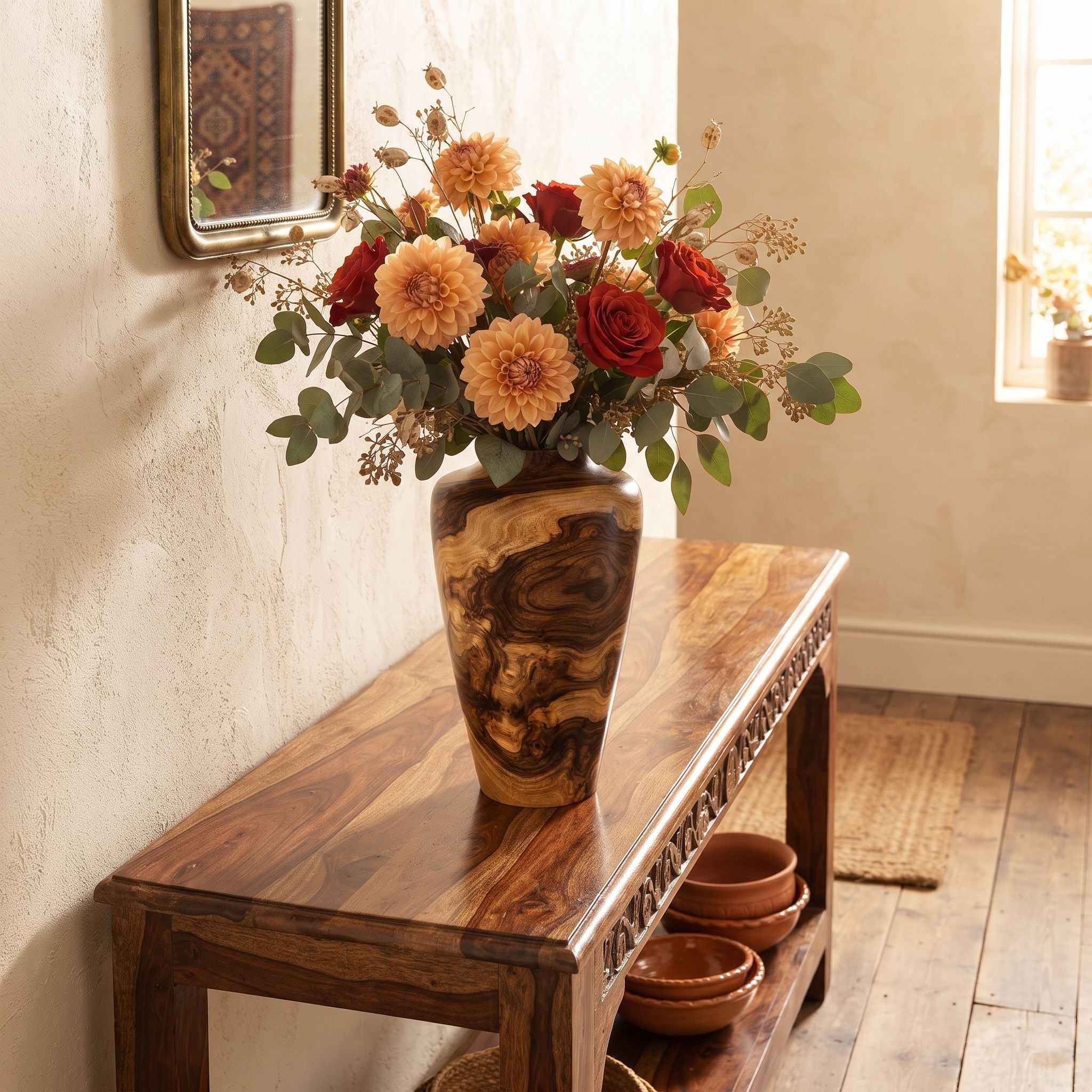 Two-Tone Grain Urn Vase