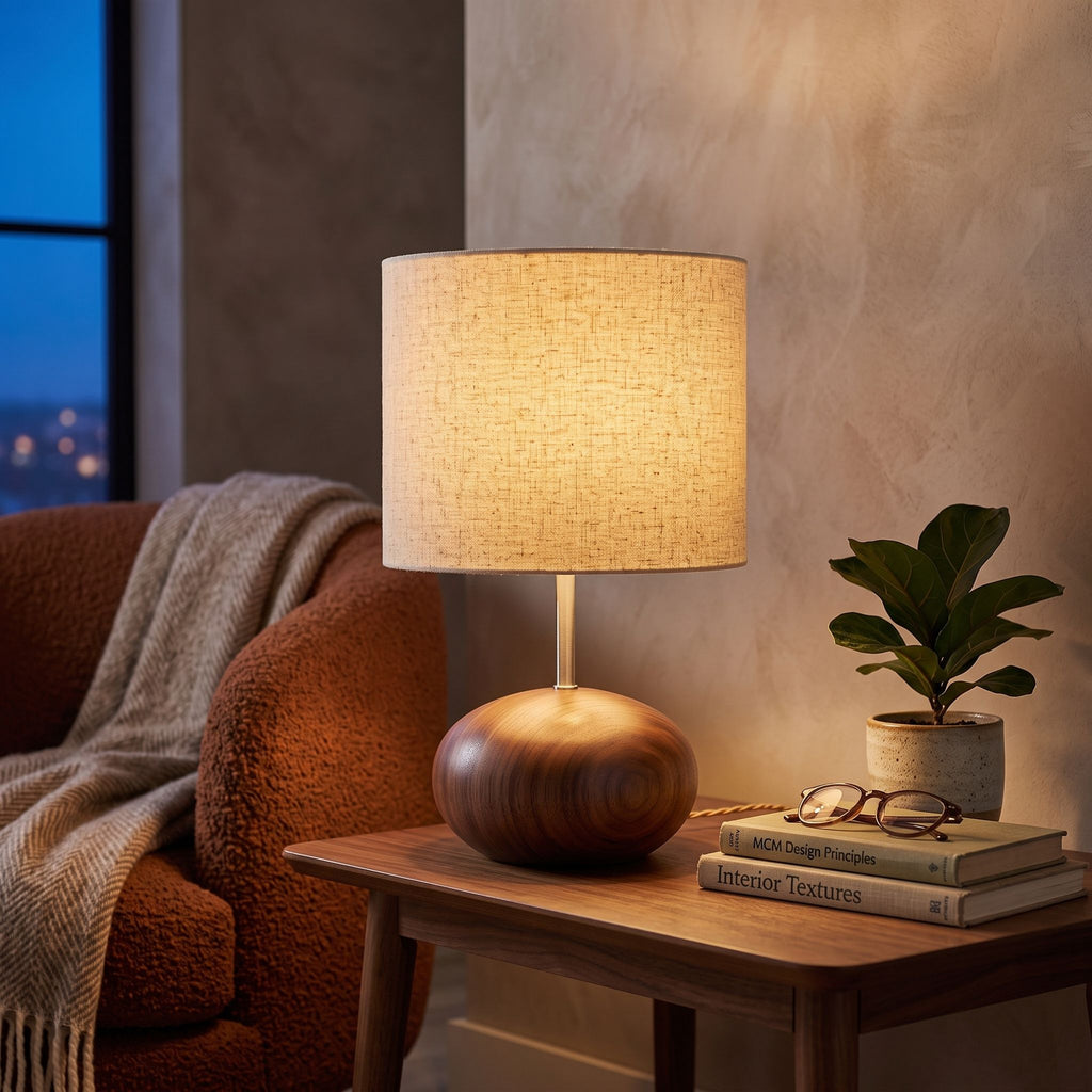 Minimalist Wooden Table Lamp