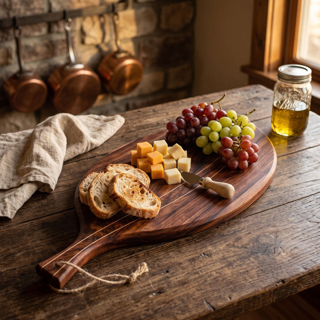 Leaf Shape Wooden Cutting Board