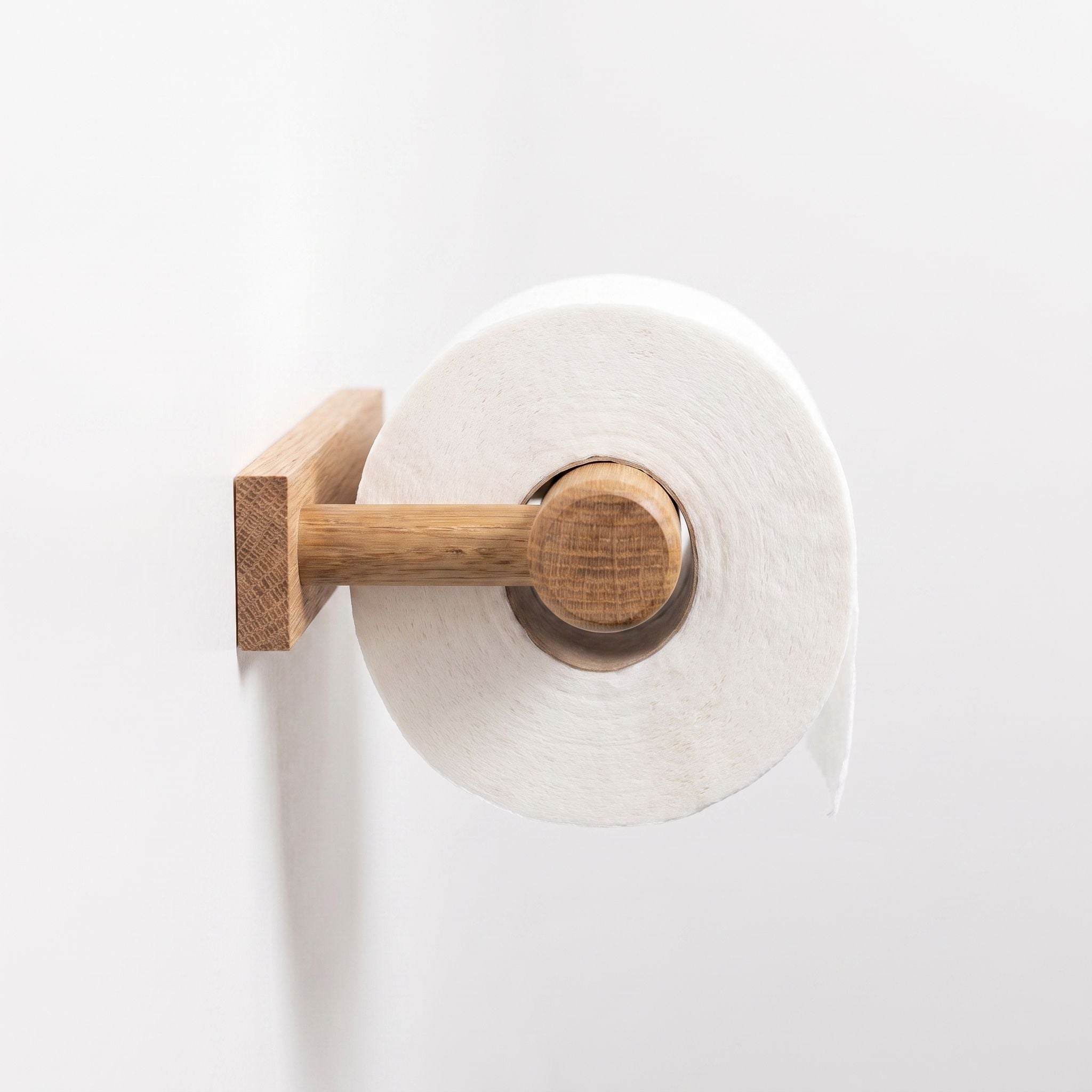 Handcrafted Wood Toilet Paper Holder
