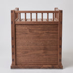 Two-Story Wooden Cat House