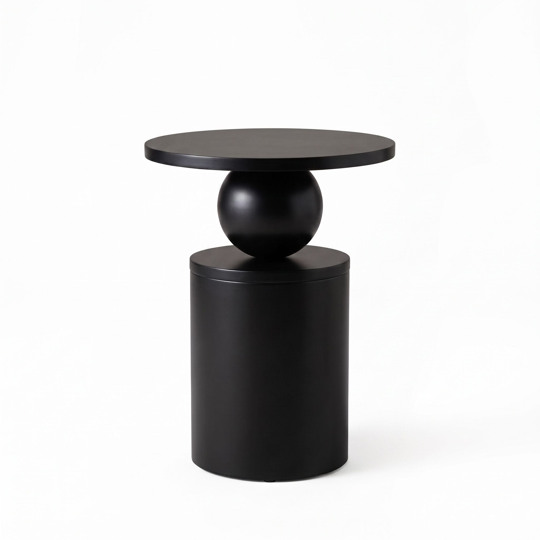 Sculptural Sphere Wood Coffee Table
