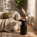 Sculptural Sphere Wood Coffee Table