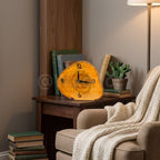 Live-Edge Wood Desk Clock