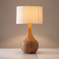 Handcrafted Wooden Table Lamp