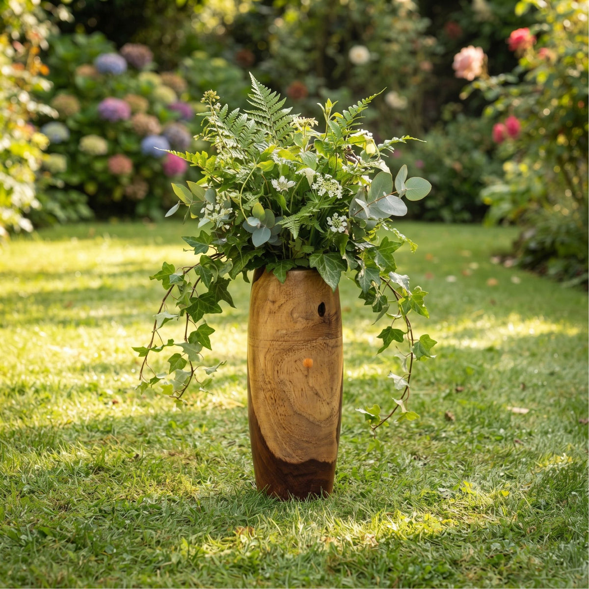 Wooden Vase