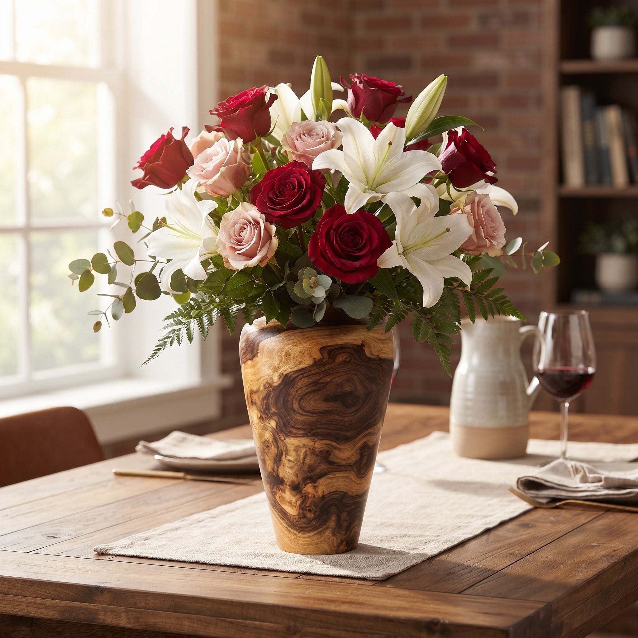Two-Tone Grain Urn Vase