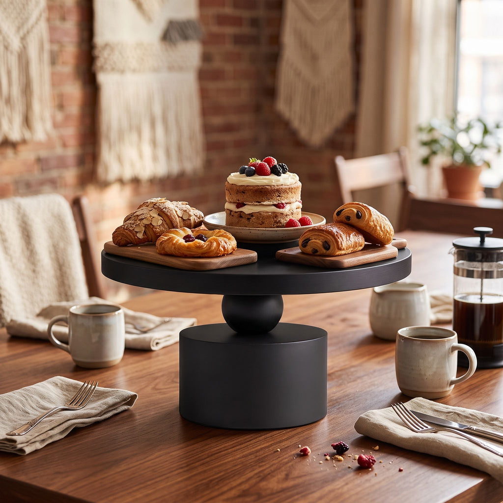 Wood Cake Stand 11 Inch