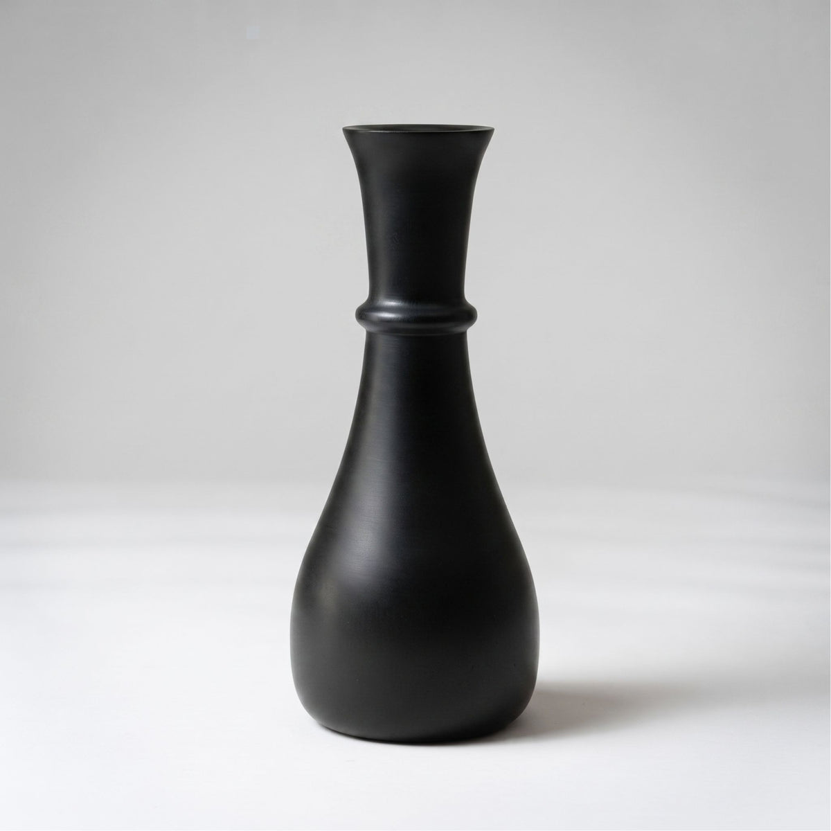 Hand-Turned Burl Wood Bud Vase