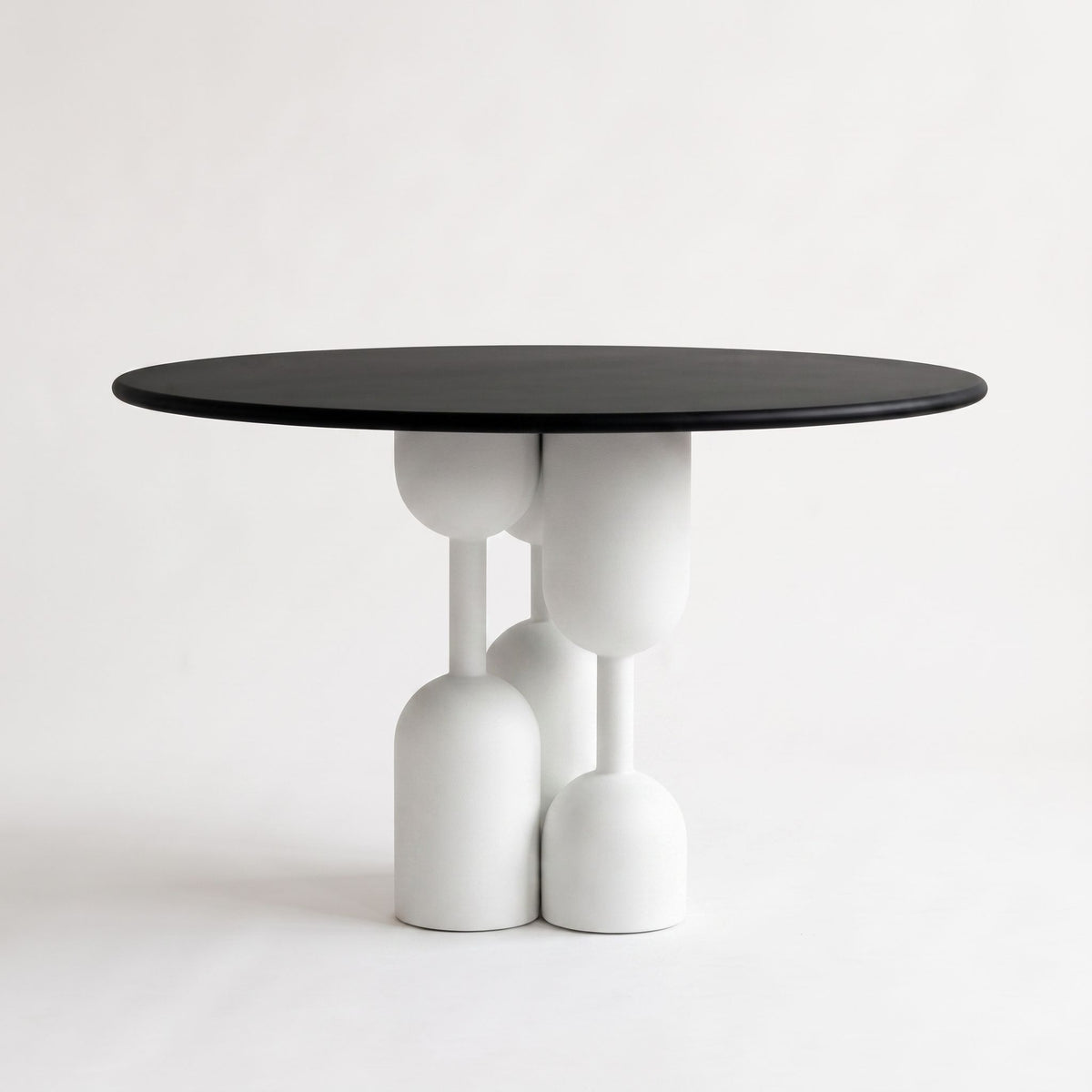 Sculptural Cylindrical Round Table