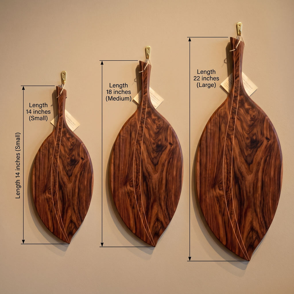 Leaf Shape Wooden Cutting Board