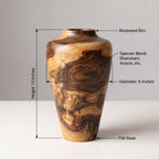 Two-Tone Grain Urn Vase