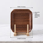 Set of $ plates with stand