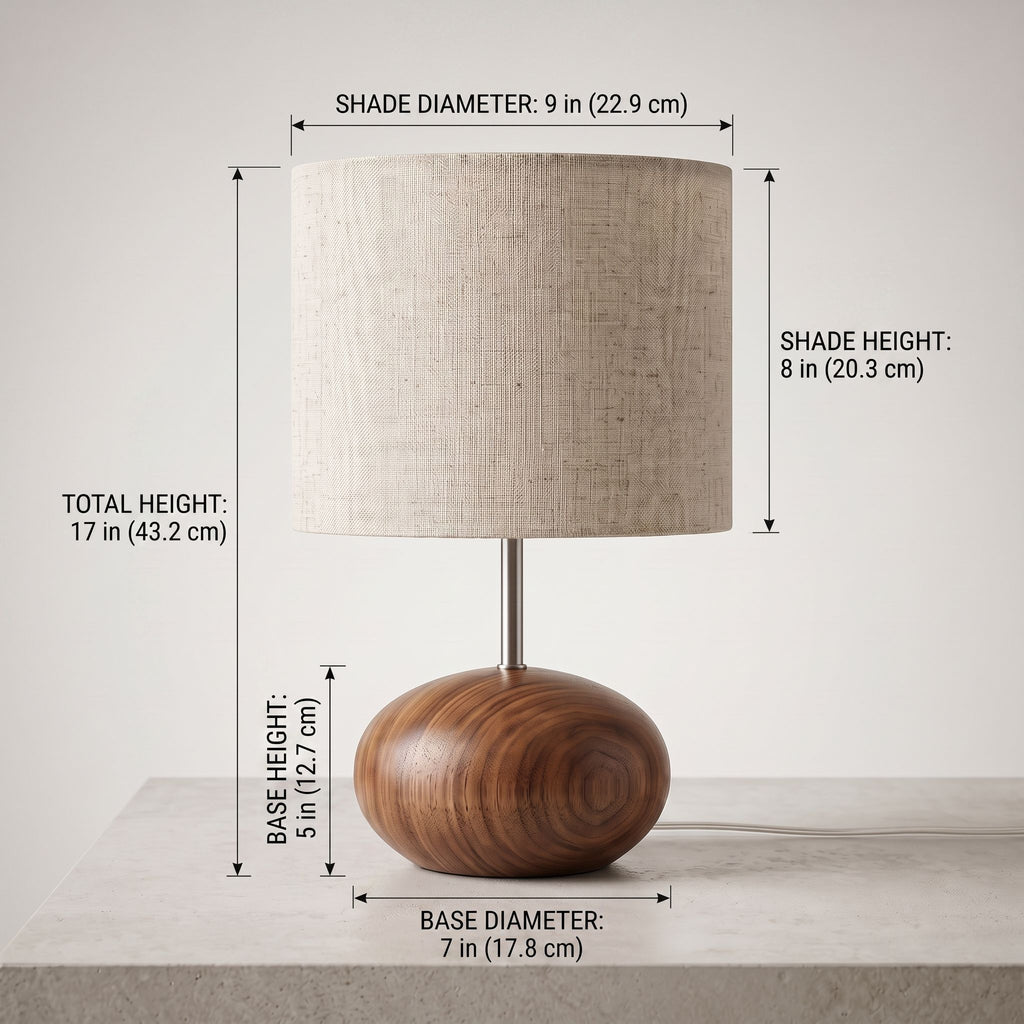 Minimalist Wooden Table Lamp