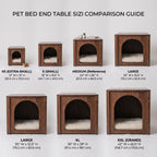 Wooden Dog House End Table