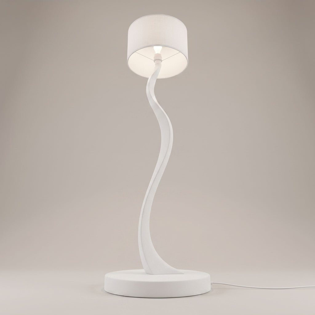 S-Shape Wood Floor Lamp