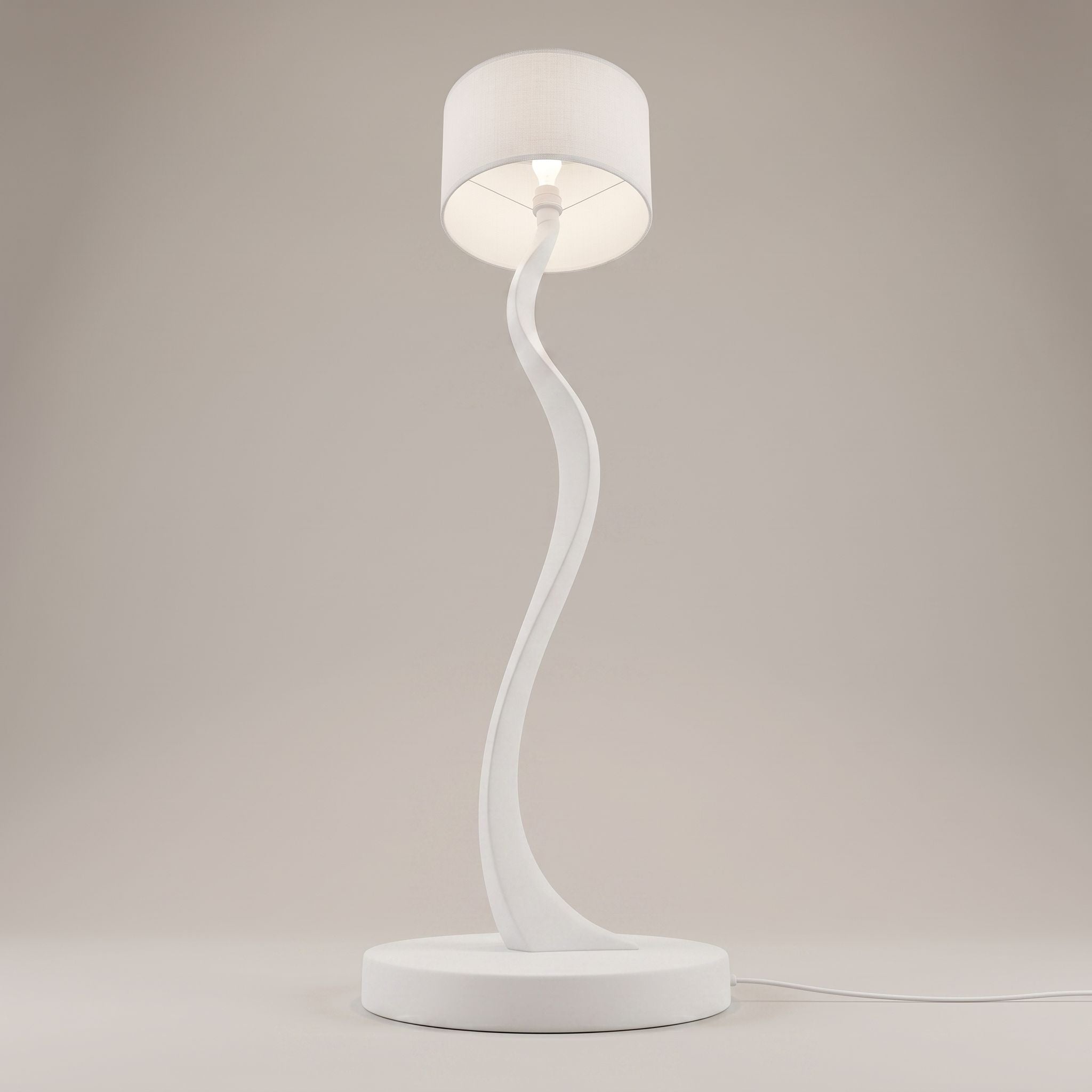 S-Shape Wood Floor Lamp
