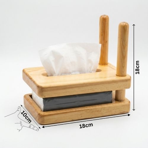 Wooden Tissue Box