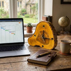 Live-Edge Wood Desk Clock