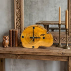 Live-Edge Wood Desk Clock