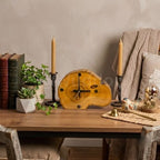 Live-Edge Wood Desk Clock