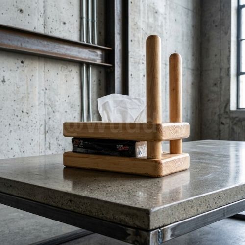 Wooden Tissue Box