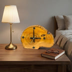 Live-Edge Wood Desk Clock